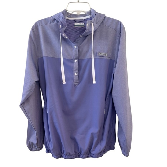 Columbia Purple Hooded Pullover Small - Picture 1 of 12